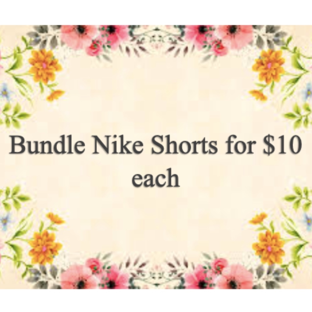 Bundle to Save on Nike Shorts